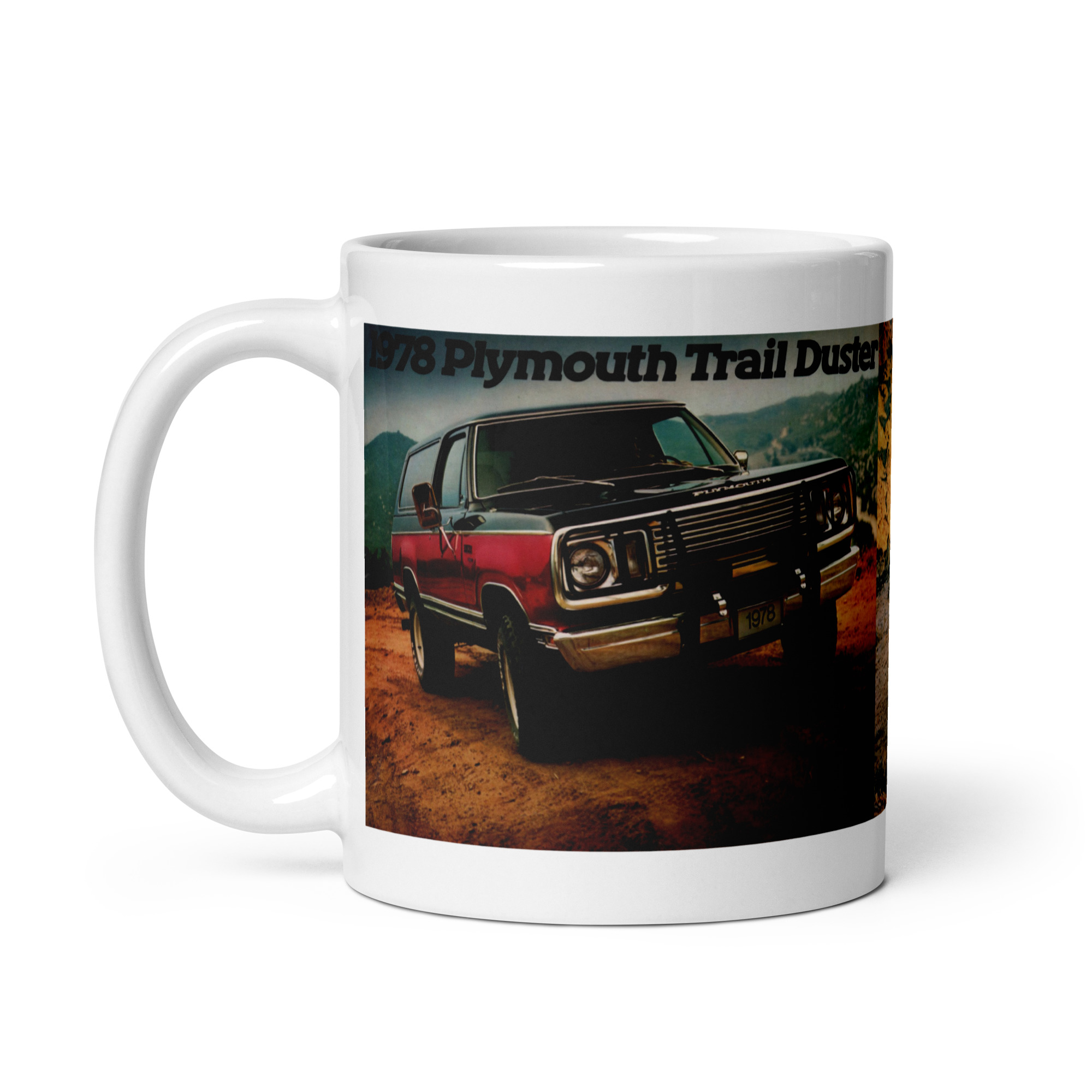 1978 Plymouth Trailduster Sales Brochure Cover Coffee Mug 440 - Image 3