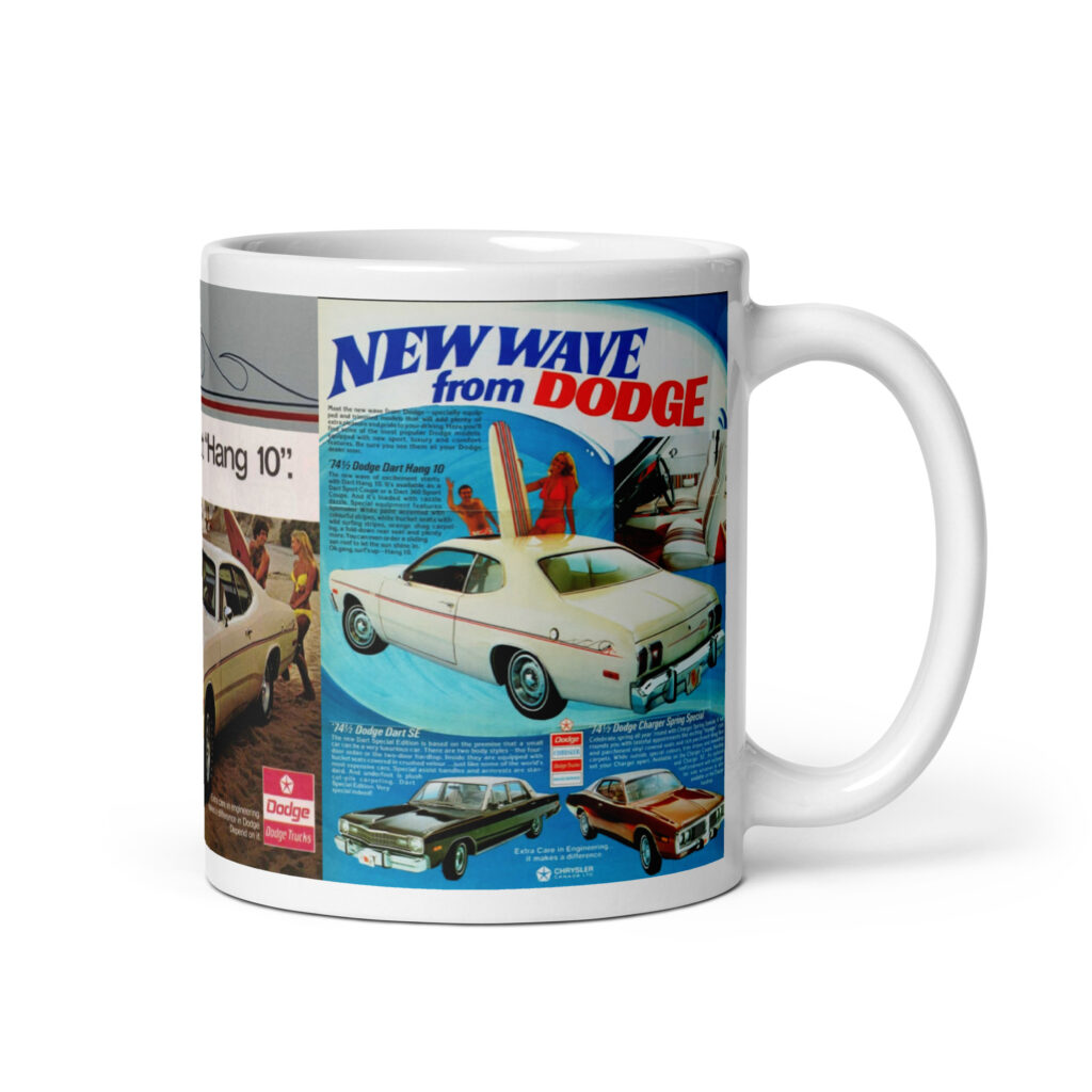 1975 1/2 1975 Dart Sport Hang 10 Coffee Mug 360 Dodge