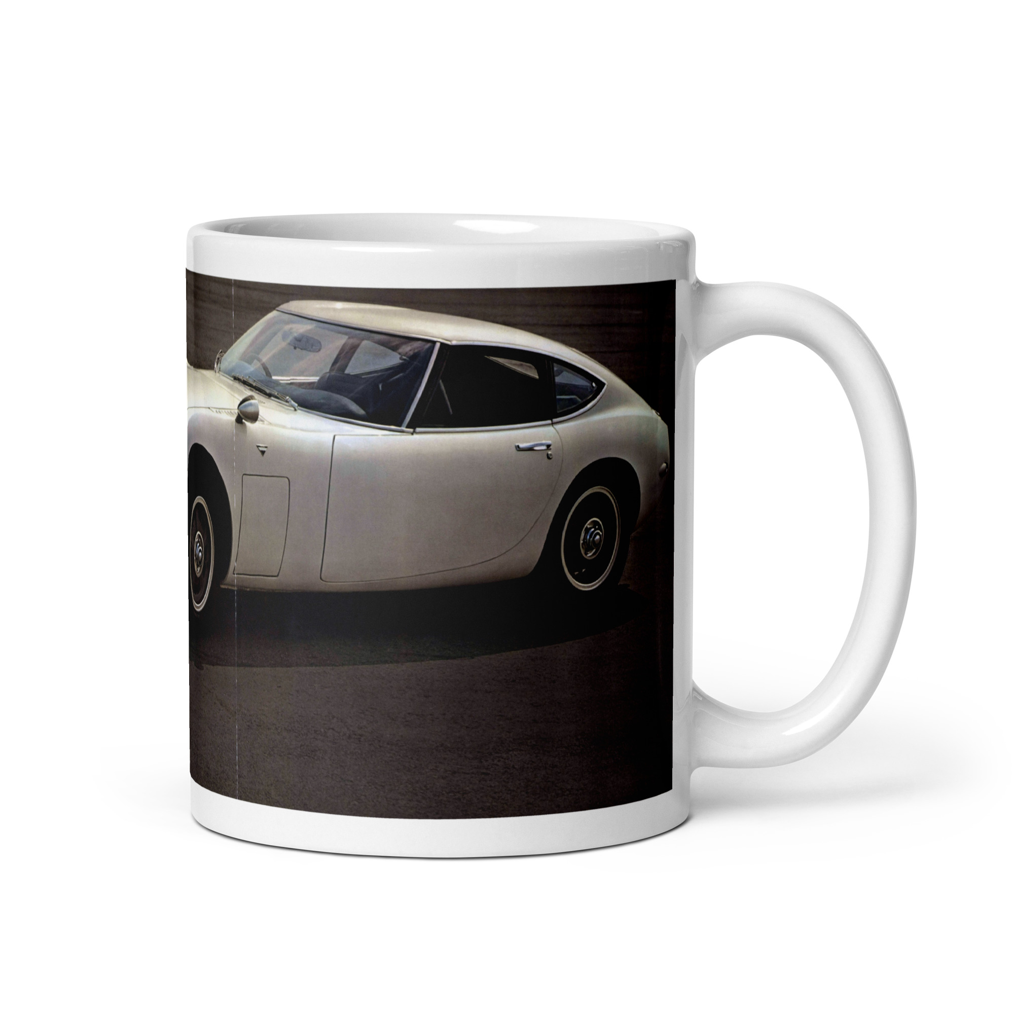1967 Toyota 2000 GT Sales Brochure Coffee Mug Japan Cutaways 1988 DOHC - Image 2