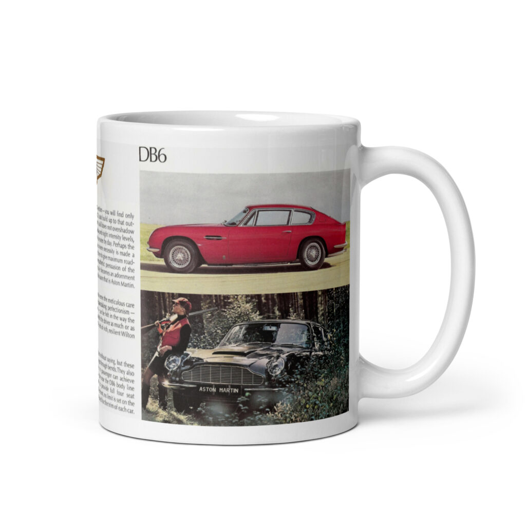 British Legend 1965 Aston Martin DB6 4.0L DOHC Straight-Six Coffee Mug