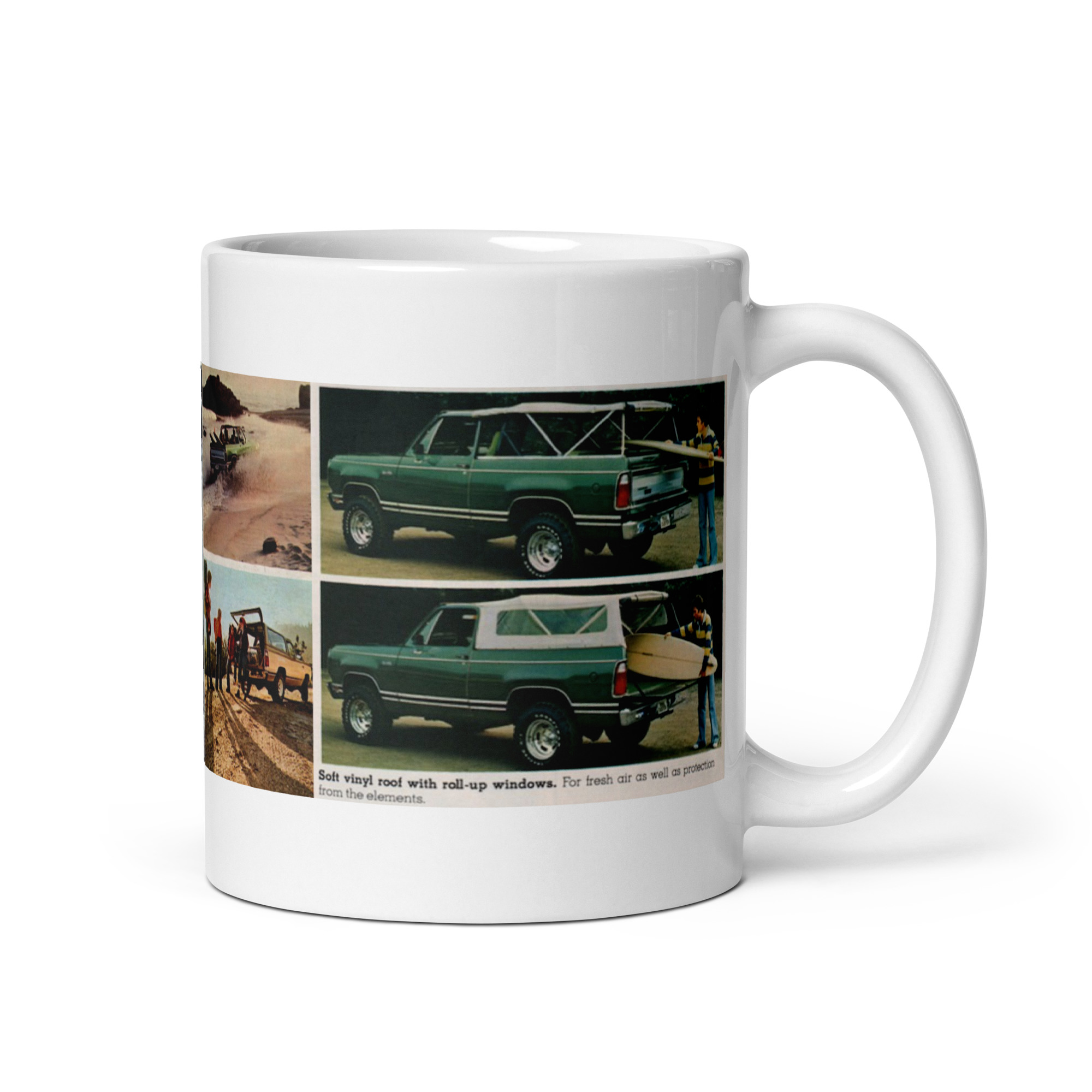 1978 Trailduster Sales Brochure Coffee Mug Join The Plymouth Convoy Soft Top - Image 2