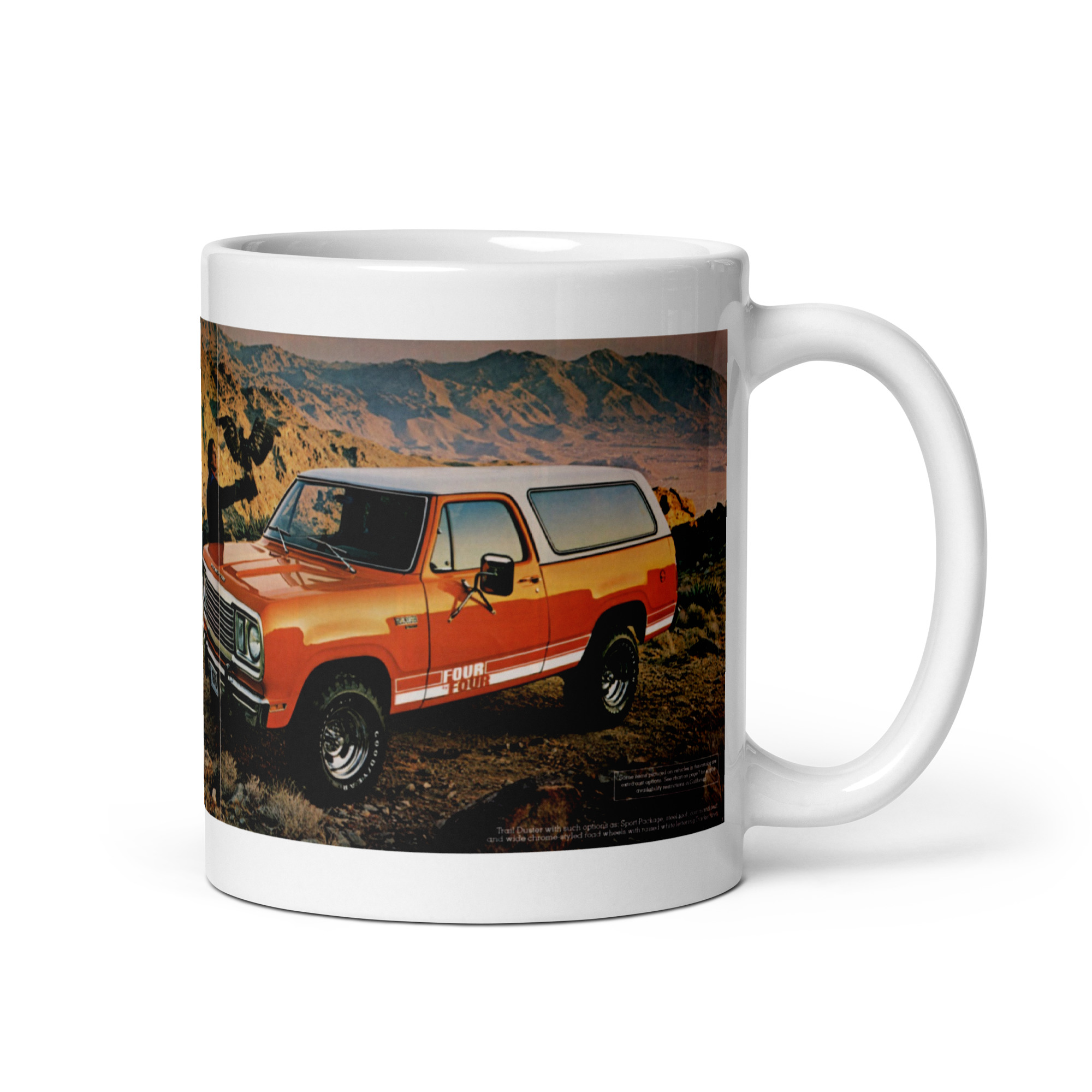 1978 Plymouth Trailduster Sales Brochure Cover Coffee Mug 440 - Image 2
