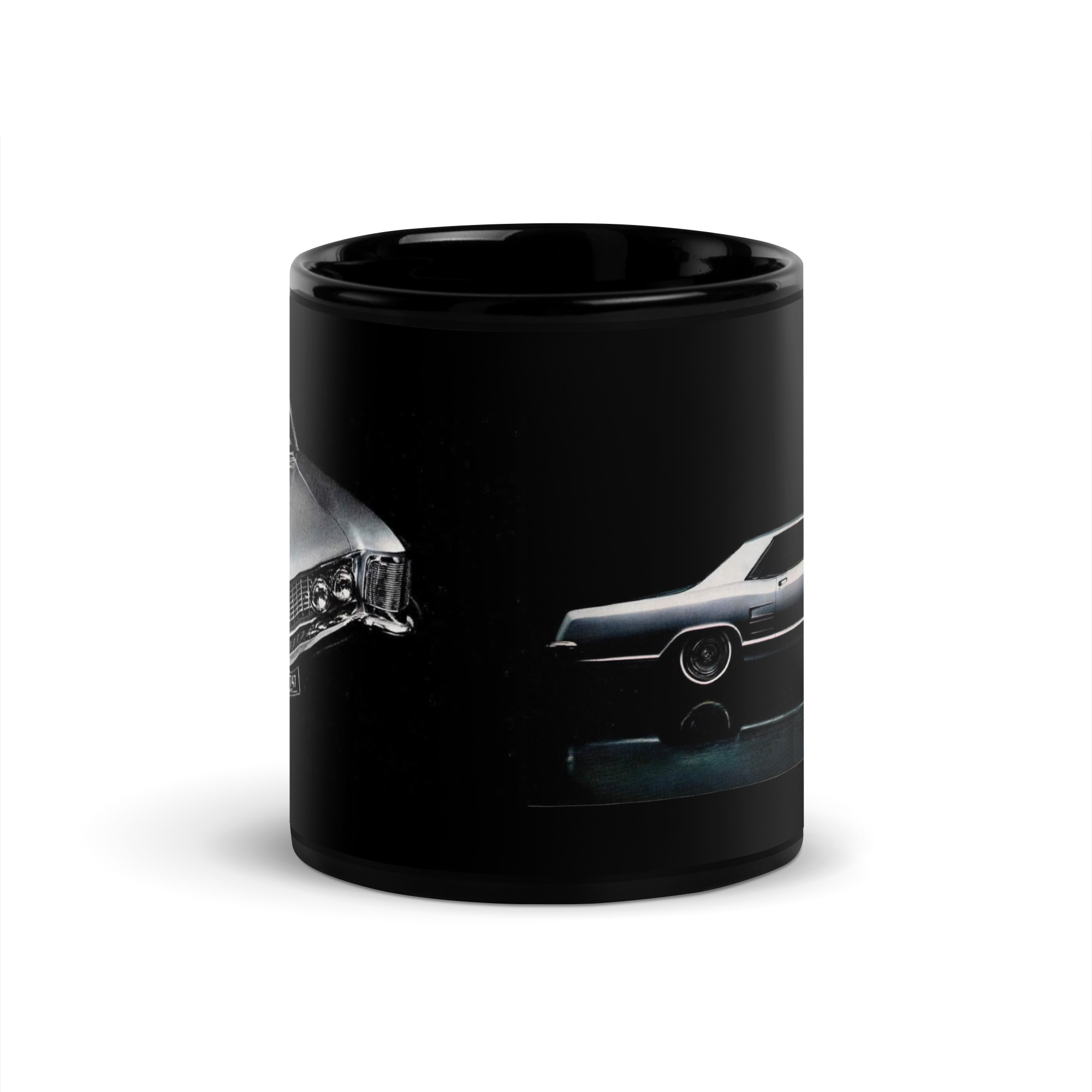 1963 Buick Riviera Sales Brochure Classy Black Coffee Mug - Image 2