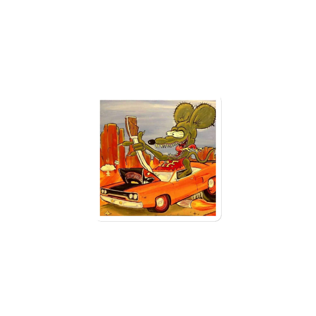 1970 Plymouth Roadrunner Ratfink Shifty Toolbox Shop Fridge Magnet