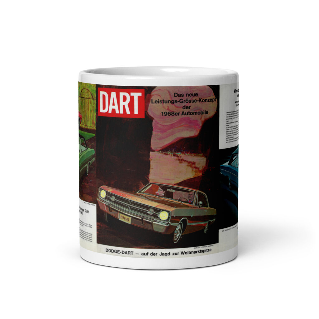 1968 Dodge Dart Switzerland Sales Brochure Coffee Mug 340 383