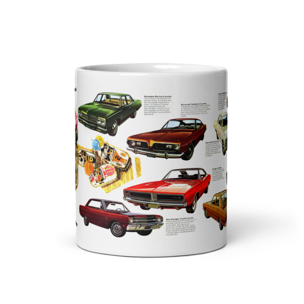 1969 France Dodge and Plymouth Offerings Coffee Mug Chrysler International #2