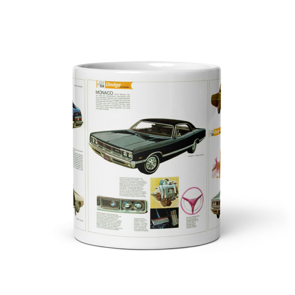 1969 Germany Polara Monaco Dodge Sales Brochure Coffee Mug