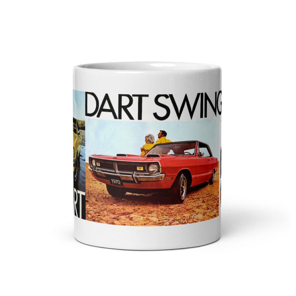 1970 Dodge Dart Swinger 340 Sales Brochure Coffee Mug 70 A Body A833 727