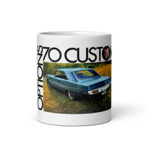 1970 Dodge Dart Custom Sales Brochure Coffee Mug /6 318