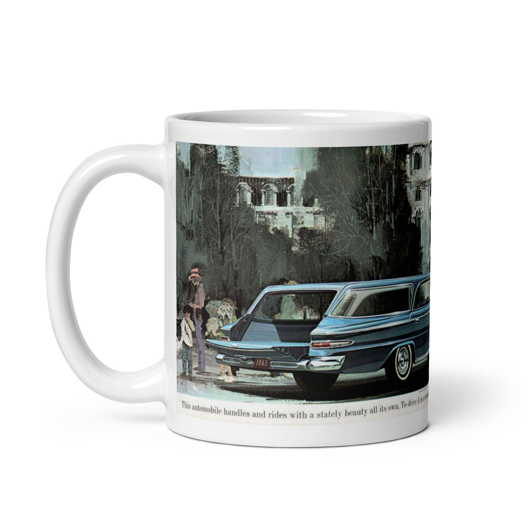 1963 Dodge Custom 880 Station Wagon Sales Brochure Coffee Mug 361 383 - Image 4