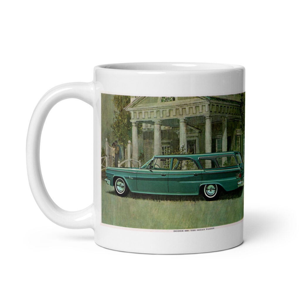 1964 Dodge 880 Sedan Wagon Sales Brochure Coffee Mug 361 383