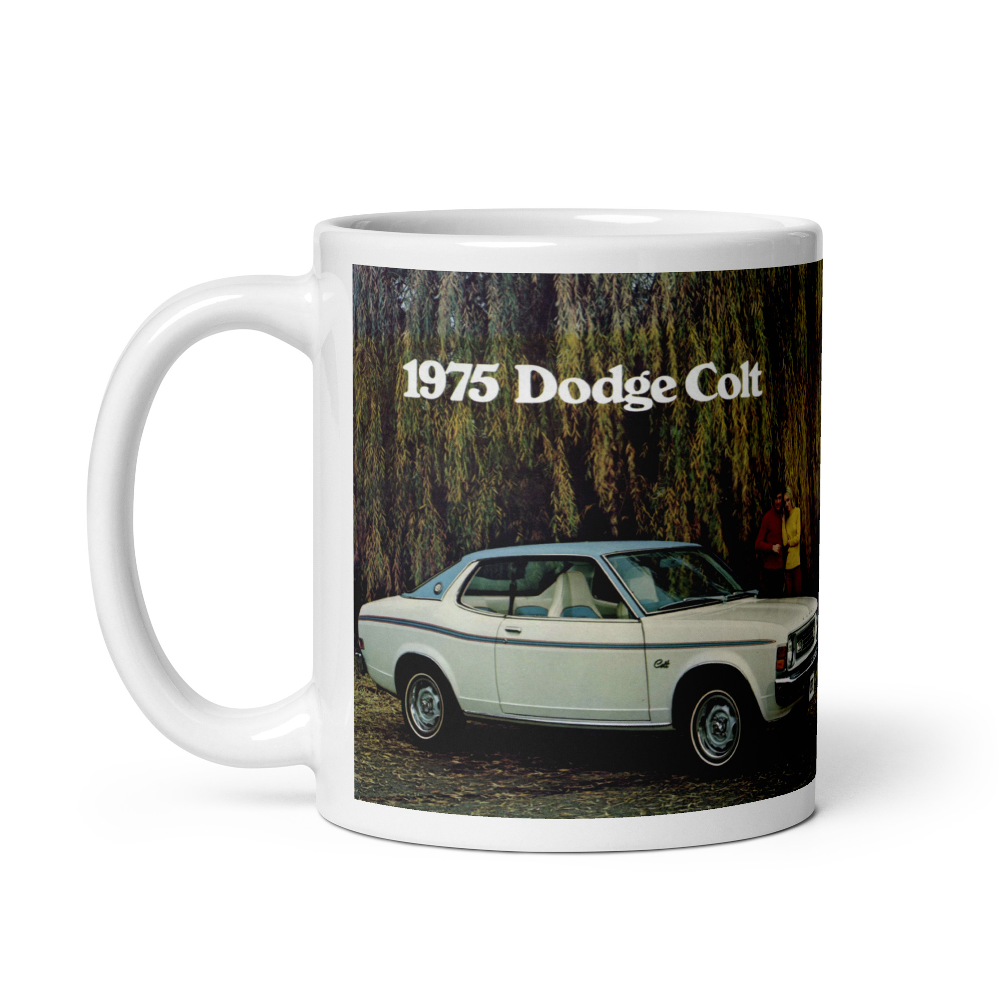 1975 Dodge Colt Sales Brochure Cover and All Models Coffee Mug - Image 4