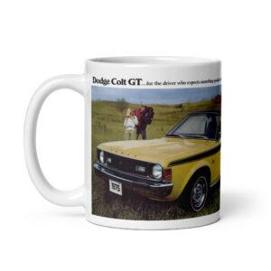 1975 Dodge Colt GT Sales Brochure Coffee Mug