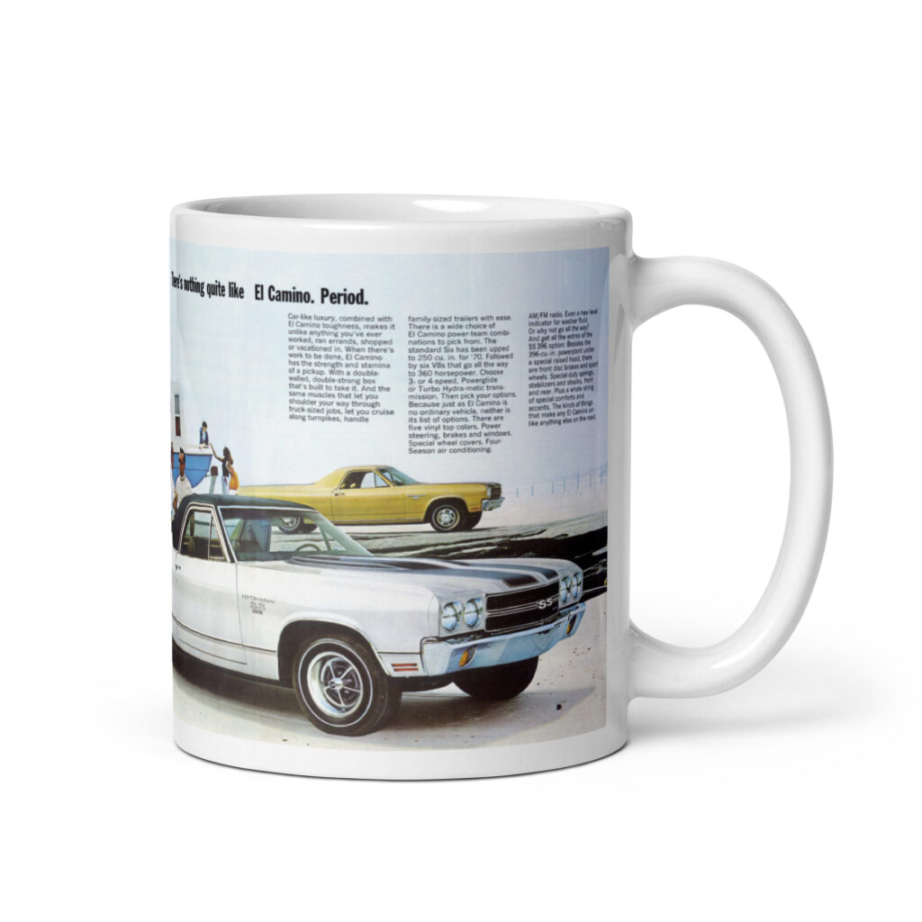 1970 Chevrolet El Camino Sales Brochure Coffee Mug SS396